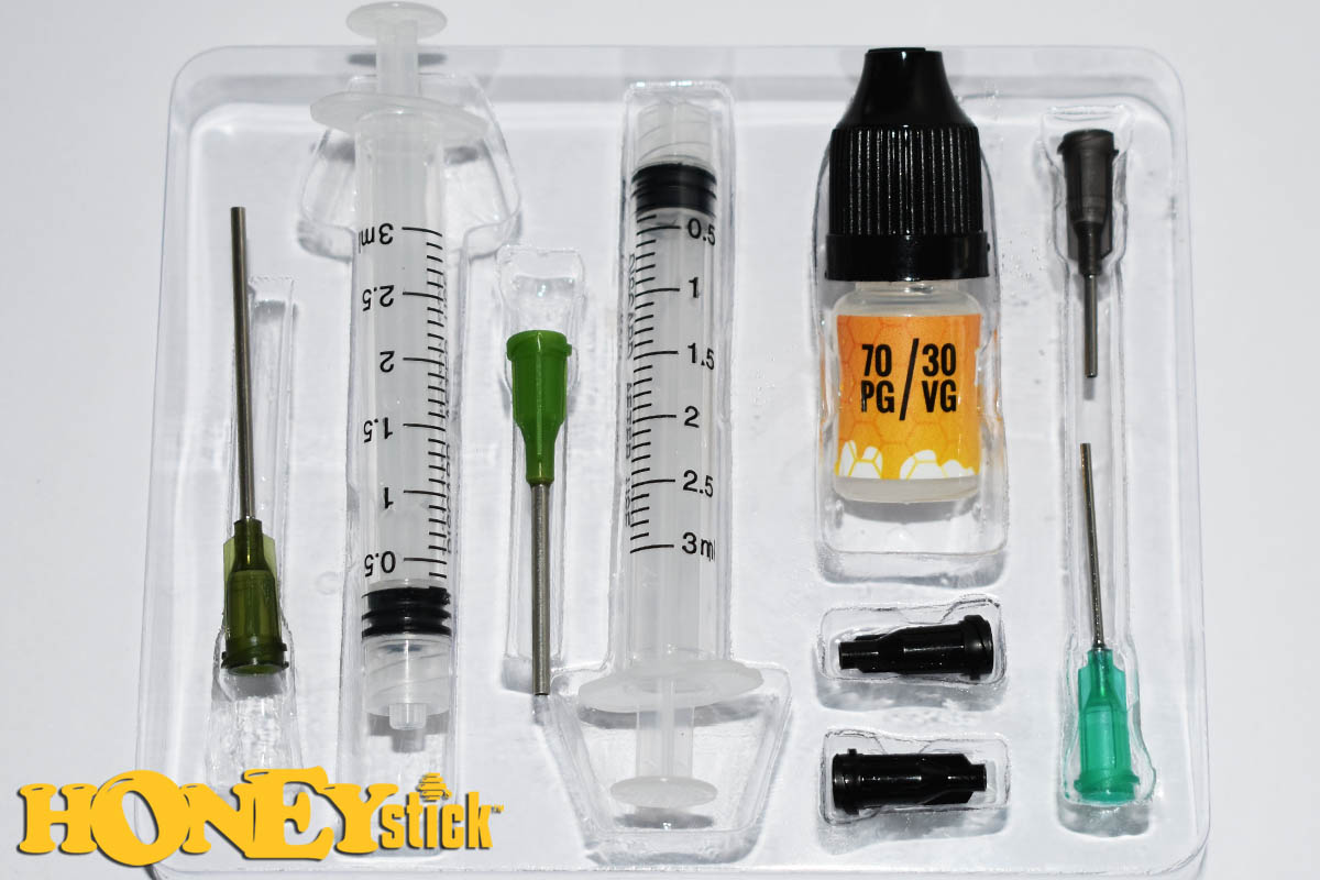 Remove oil from prefilled cartridge with Oil Recovery Kit.